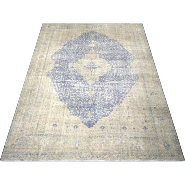 1940s Turkish Oushak Rug For Sale In Los Angeles - Image 6 of 6