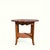 Vintage Oval Wood Side Table With Scalloped Edge and Lower Shelf For Sale - Image 9 of 12