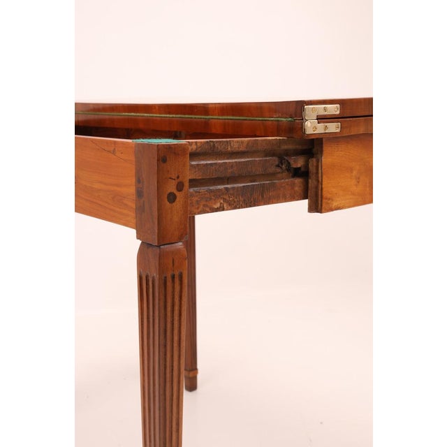 Antique Top Game Table with Inlaid Chessboard, 1860 For Sale - Image 11 of 18