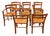 Moroccan Chairs in Beech by Vico Magistretti for De Padova, Italy, Set of 8 For Sale