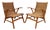 Vintage Dutch Rope Chairs from Vroom & Dreesman, 1960s, Set of 2 For Sale