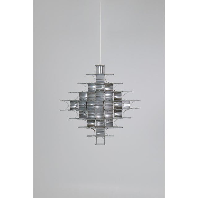 Cassiopée 9-Tier Pendant Light by Max Sauze, 1970s For Sale - Image 15 of 15