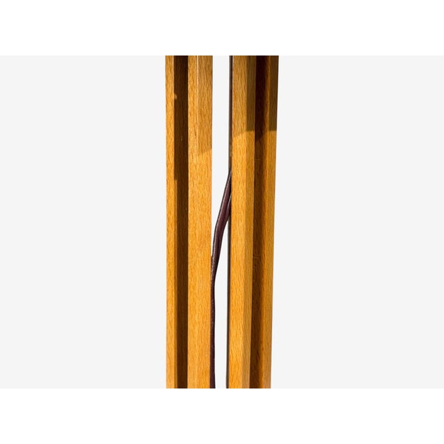 Swedish Modern, Large Table Lamp, Lacquered Pine, Sweden, 1970s For Sale - Image 9 of 14