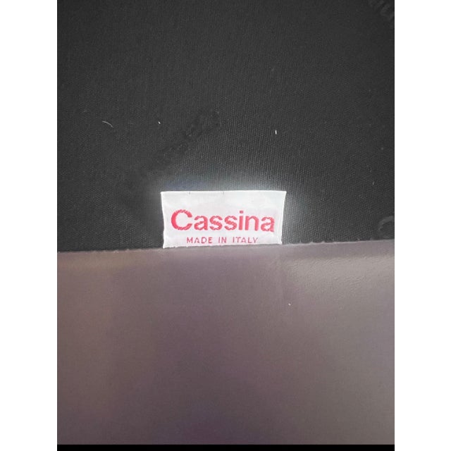 Mario Bellini MCM 405 Duc Sofa by Mario Bellini for Cassina in Plum Leather For Sale - Image 4 of 7