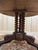 Wood Empire Round Tripod Pedestal Table with Claw Feet in Mahogany and Marble For Sale - Image 7 of 9