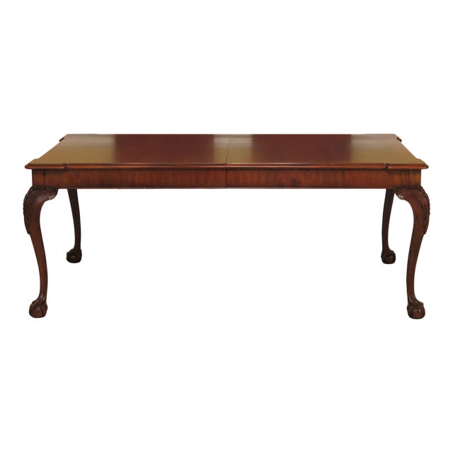 Henkel Harris Clawfoot Mahogany Dining Room Table Chairish