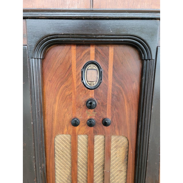 1930s Art Deco Philco Radio Bar Circa. 1937 For Sale - Image 5 of 18