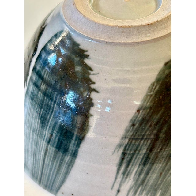 Ceramic Californian Artist Hand Thrown Ceramic Bowl For Sale - Image 7 of 8