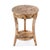 Holdin 18 in. W Round Wood Side Table with Lower Open Shelf, Light Burl For Sale - Image 9 of 9