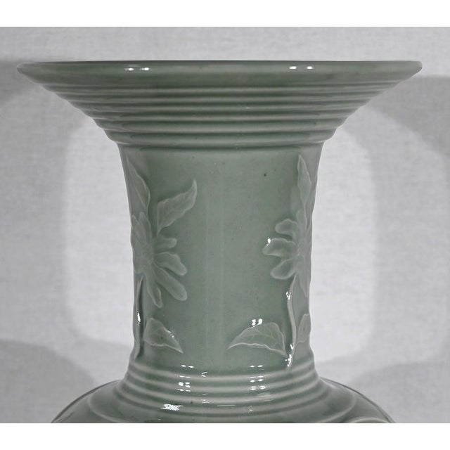 Chinese Celadon Vase, 1900s For Sale - Image 11 of 18