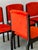 Wooden and Velvet Dining Chairs, 1980s, Set of 6 For Sale - Image 6 of 8