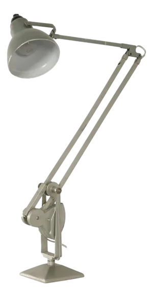 Industrial Desk Lamp with Counterweight from Erpe, 1950s
