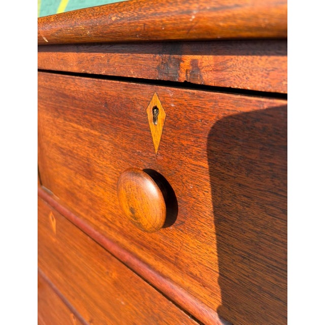 Antique American Sheraton Tallboy For Sale - Image 10 of 16