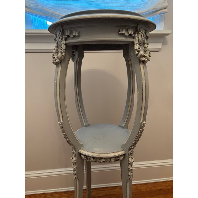 Mid 20th Century Vintage French Pedestal - Plant Stand For Sale - Image 5 of 12