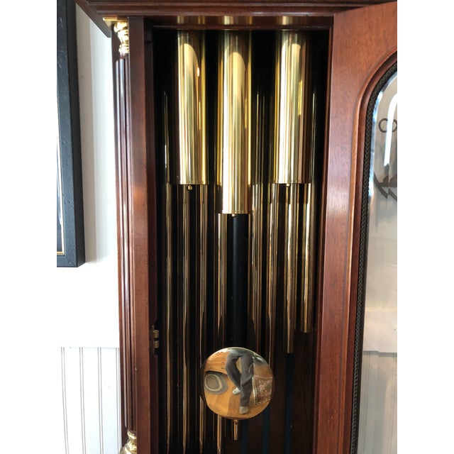 James Stewart & Sons Mahogany Longcase Grandfather Clock Chairish