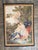 This beautiful vintage tapestry, dating to circa 2000, features a romantic garden composition inspired by the elegance and...