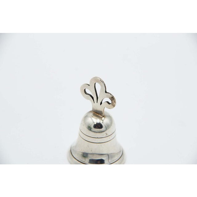 Plain Silver Bell with Simple Reliefs, in Good conditions. Designed 1920 to 1949