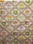 Vintage 1970s Mid-century modern floral diamond pattern vinyl wallcovering. Made in Chicago USA by Smithsonian Museum...