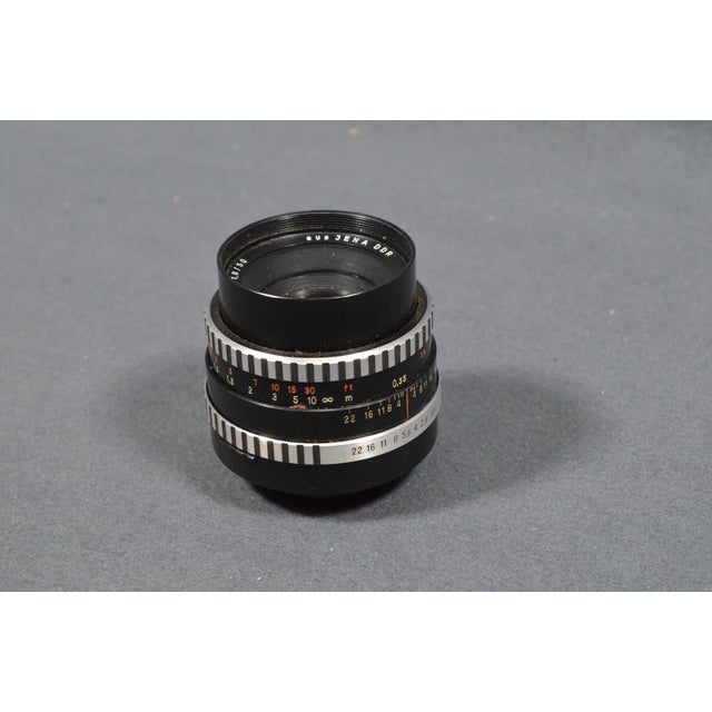 Vintage Praktica LLC 35mm SLR Camera Set With Carl Zeiss Jena Pancolar, Pentacon Lenses, Admiral 500mm Lens and Accessories For Sale - Image 9 of 17