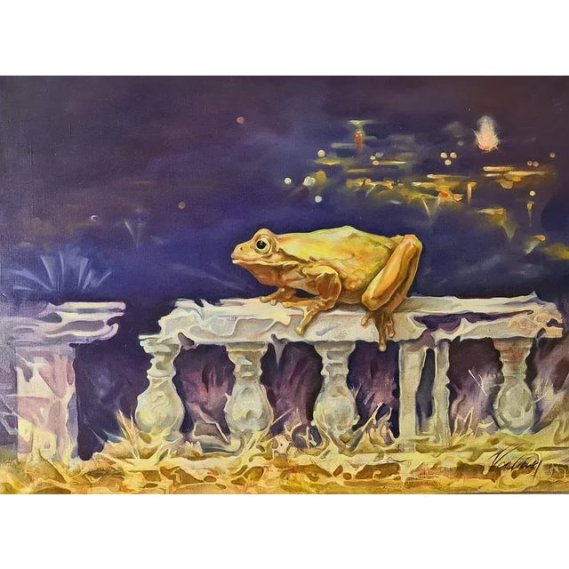 Vadim Kovalev, Frog, 2013, Oil on Canvas For Sale - Image 4 of 4