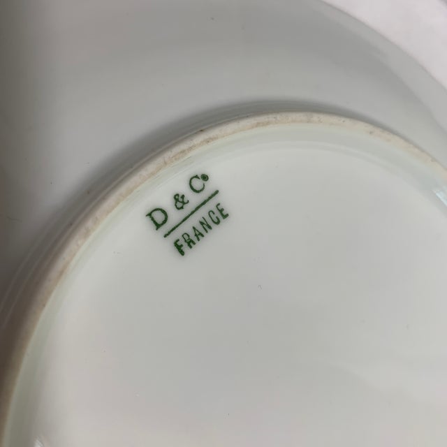 Set of 3 French Limoges Hand Painted Wall Plates For Sale In Chicago - Image 6 of 7