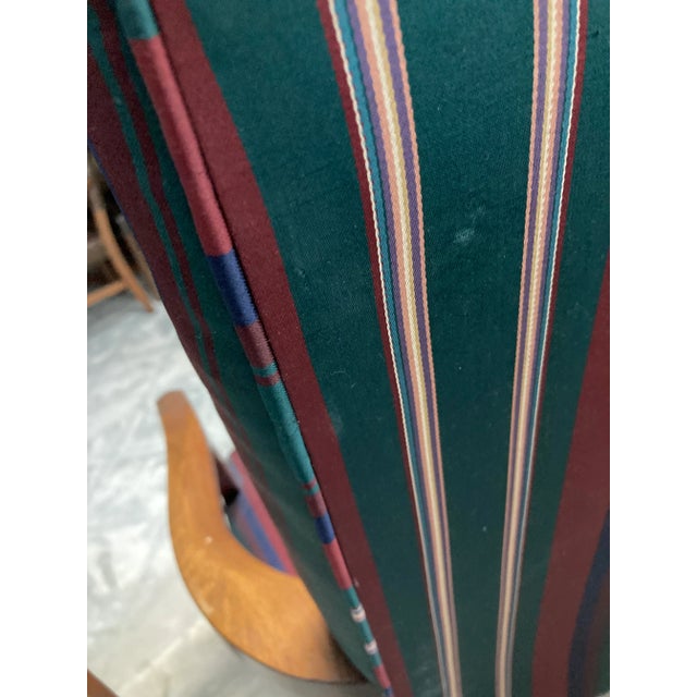 Mid 20th Century Hepplewhite Style Lolling or Library Chairs by Hickory Chair Company - a Pair For Sale - Image 12 of 12