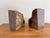 Late 20th Century Large Petrified Wood Stone Bookends For Sale - Image 5 of 6