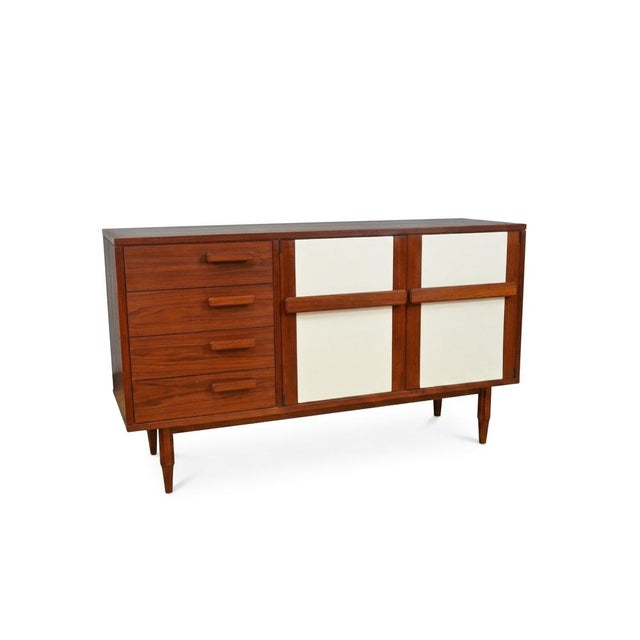 Brown Vintage Teak Sideboard, 1950s For Sale - Image 8 of 8