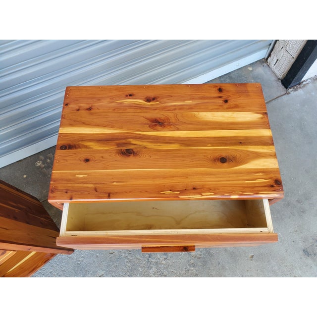 Brown 1980s Solid Wood Night Stands For Sale - Image 8 of 12