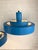 1970s Blue Equator Pendant Lamps by Jo Hammerborg for Fog & Mørup, 1968, Set of 2 For Sale - Image 5 of 16