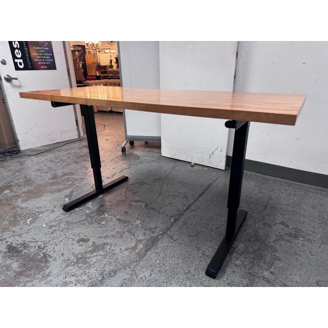Multi Table Extra Large Manual Standing Desk | Chairish