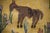 Yellow Vintage 1988 Zayed Handwoven Wool Tapestry – Egyptian Folk Art Meadow Scene 4'9" × 3'1" Ft For Sale - Image 8 of 8
