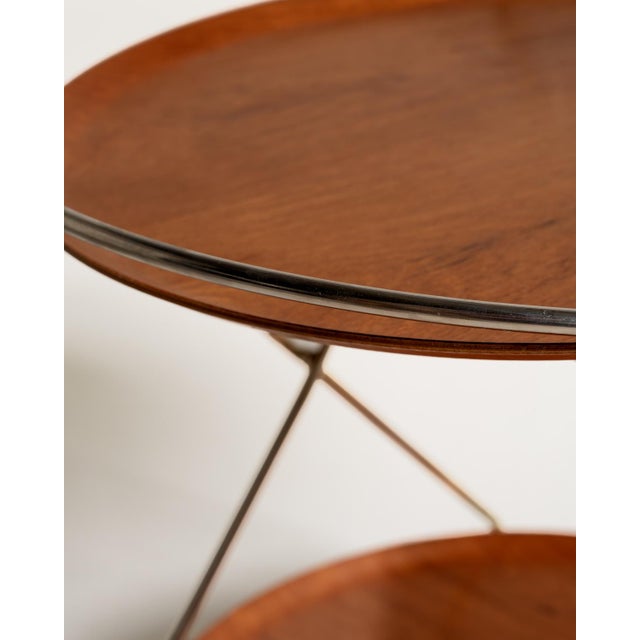 Serving Trolley by J-H Fabrikerna, 1950s For Sale - Image 6 of 12
