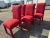 Mid-Century Modern Late 20th Century Set of 6 Fully Upholstered Parsons Style Dining Chairs For Sale - Image 3 of 6