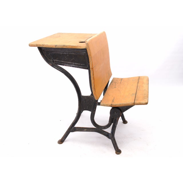 American Seating Antique School Desk Chairish