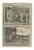 Pieter Mortier, Jehoiakim Burns Jeremiah's Scroll and Ezekiel's Vision, 1700, Engraving For Sale