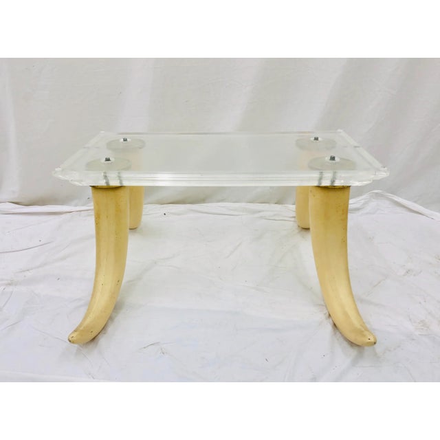 Vintage Tusk Coffee Table For Sale - Image 12 of 13