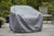 Serene Outdoor Modern Armchair Grey Bouclé - Gray Fabric For Sale - Image 4 of 6