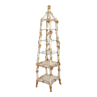 Hollywood Regency Vitrine For Sale
