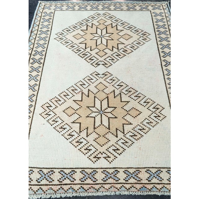 Turkish Vintage Rug 2'10" x 3'8" #21108 Explore a curated collection of hallway runners, wool rugs, and handmade...