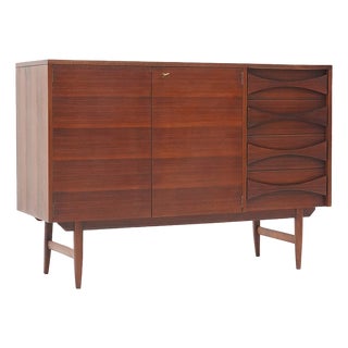 Mahogany Sideboard with Drawers, 1950s For Sale