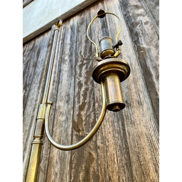Metal Mid-Century Brass Floor Lamp For Sale - Image 7 of 13