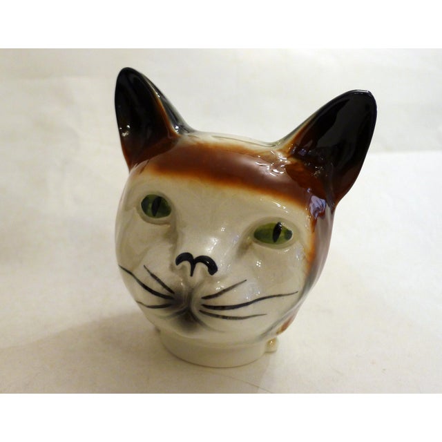 Zoomorphic Cat Teapot in English Earthenware by Tony Wood Studio, 1970s For Sale - Image 10 of 12