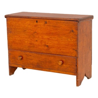American Pine Mule Chest, Circa 1800 For Sale