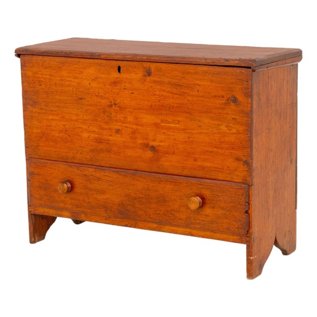 American Pine Mule Chest, Circa 1800 For Sale