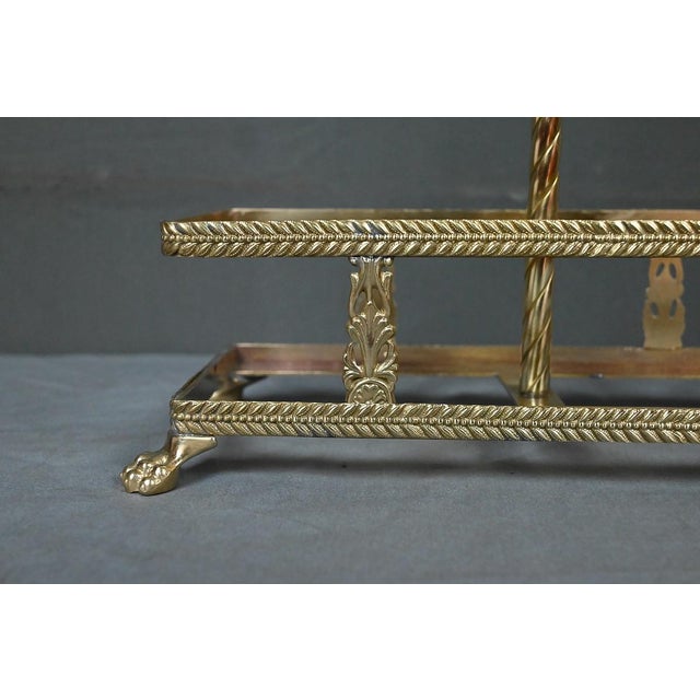 Bronze and Crystal Liquor Cabinet, Late 19th Century, Set of 3 For Sale - Image 11 of 18