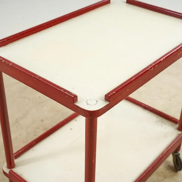 Vintage Wooden Kitchen Trolley For Sale - Image 3 of 5