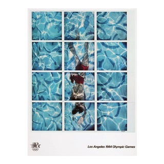 1984 David Hockney, "Los Angeles Olympic Games" Poster For Sale