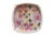 A mid-century ceramic ashtray in the style of Eduardo Vega. A rounded square shaped tray, with cigarette rests in each...