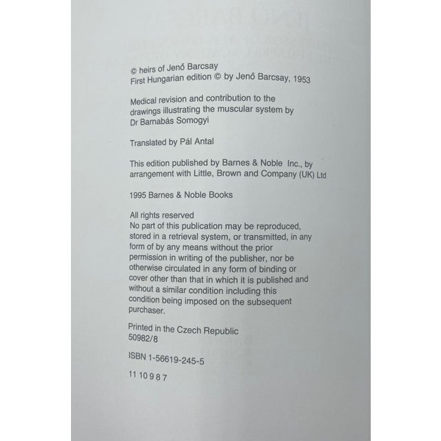 Anatomy for the Artist by Jeno Barcsay 1995 Hardcover Drawing Book For Sale - Image 4 of 13